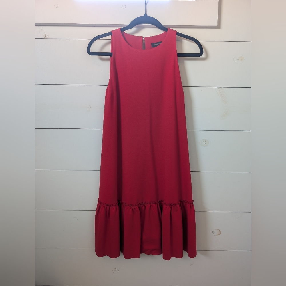 Banana Republic Vibrant Red Mini Dress